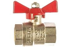 Шаровой кран Valtec Base рукоятка бабочка 1/2&quot; внутренняя-внутренняя VT.217.N.04
