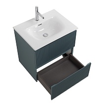 Тумба с раковиной BelBagno Uno 70 см Голубой матовый