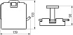 Держатель туалетной бумаги Ravak Chrome CR 400.00