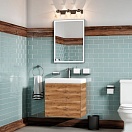Мебель для ванной Art&Max Verona Push 60 см дуб кельтик светлый