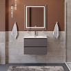 Мебель для ванной BelBagno Kraft 39-700 70 см эмаль, Темно-серый матовый