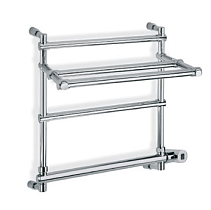 Полотенцесушитель электрический Margaroli Sole 554 хром с полкой 5544703CRPC