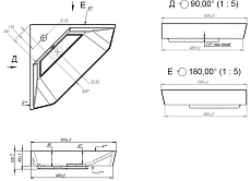 Раковина Andrea Quartz 50 см