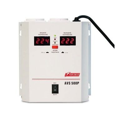 Настенный стабилизатор Powerman 1ф 0,5 кВА AVS 500 6049480