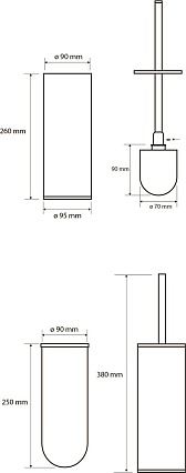 Ерш напольный Bemeta Omega 102313057