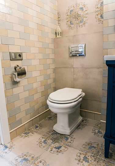 Дизайн-проект ванной комнаты "Итальянская классика"