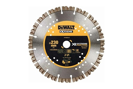 Круг алмазный S-сегментированный (230х22.2 мм) DeWalt DT40260-QZ