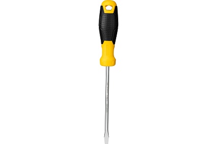 Шлицевая отвертка Deli SL5х125мм DL6351251 Cr-V, магнит, TPR+PP ручка 98350