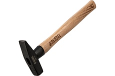 Слесарный молоток Denzel 400 г, кованый квадратный боек, буковая рукоятка 10428