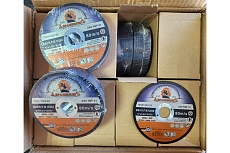 Круг отрезной по металлу PROFESSIONAL LINE 125x1.0x22.23 мм, 400 шт АбразивкинЪ 512510400