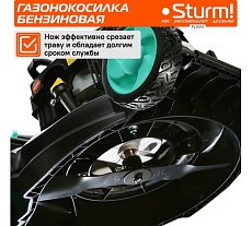 Бензиновая газонокосилка Sturm PL4014