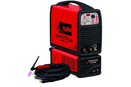 Сварочный аппарат Telwin SUPERIOR TIG 421 DC-HF/LIFT AQUA + TIG ACC. 816133