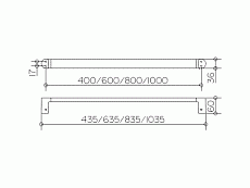 Полотенцедержатель Keuco Elegance 11601010600 60 см хром