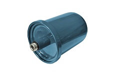 Бак мембранный гидроаккумулятор 2 л для водоснабжения d 15, вертикальный, синий Qubik 357