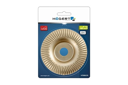 Диск выпуклый обдирочно-шлифовальный 125х22.2 мм Hoegert Technik HT8B235
