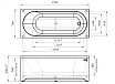 Акриловая ванна Ваннеса Виктория 170x70 см