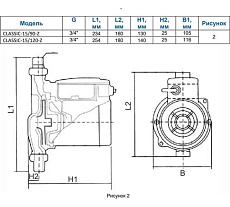 Насос циркуляционный A&P CLASSIC-15/120-Z AP118C002