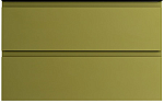 Тумба под раковину Art&Max Bianchi 100 см, оливковый матовый AM-Bianchi-1000-2C-SO-OM
