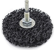 Круг зачистной полимерный коралловый со штифтом Black (75х15х6 мм; зернистость грубая coarse) РемоКолор 37-1-408