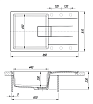 Кухонная мойка Florentina Ривьера 86 см шампань, 20.485.D0860.202