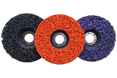 Диск Коралловый зачистной Vitatools 115 мм 3шт (Фиолетовый, Черный, Оранжевый) C-115-Pur-Blak-Or