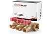 Коллектор с шаровыми кранами PROFACTOR в/н 3/4" х 3 вых 1/2"нар PF MV 264.3