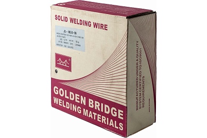 Проволока сварочная полированная JQ.MG50-6 N/ER70S-6 1.6 мм, 15 кг GOLDEN BRIDGE 143