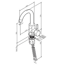 Смеситель для раковины Am.Pm X-Joy S F85B02722 черный