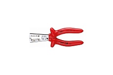 VDE-плоскогубцы для снятия изоляции Gedore STRIP-FIX с изоляцией методом окунания 160 мм 6709600