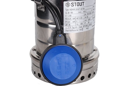 Дренажный насос с поплавком STOUT Spd-0001-200250 RG0091CN9174U3