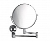 Зеркало косметическое WasserKRAFT K-1000 двухстороннее, увеличительное