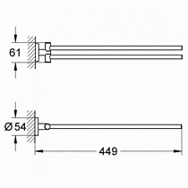 Полотенцедержатель Grohe Essentials 40371001