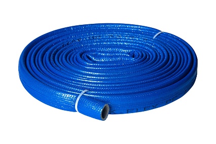 Теплоизоляция для труб K-FLEX PE COMPACT в синей оболочке 35/4 бухта 10м R040352103PECB