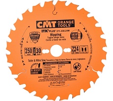 Диск пильный по дереву (250х30х2,4/1,6 мм; Z24) CMT 271.250.24M
