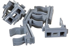 Держатель-клипса для труб Экопласт CF20G D20 мм, 10 шт 41720-10