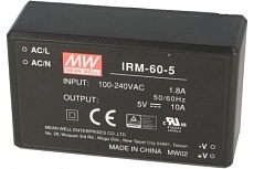 Источник питания Mean Well IRM-60-5 AC/DC 50Вт Т02288486