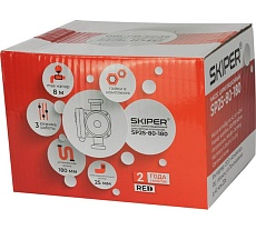 Насос циркуляционный SKIPER SP25-80-180 135-245 Вт, 6600 л/ч, 8 м 00-00022180