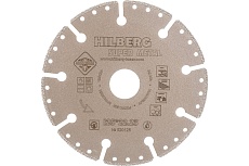 Диск алмазный отрезной Super Metall (125х22.23 мм) Hilberg 520125