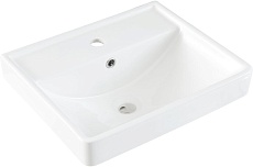 Мебель для ванной Aquanet Ирис new 50 см, 2 ящика, белый глянец