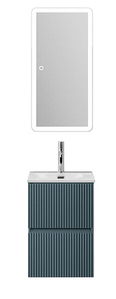 Мебель для ванной BelBagno Uno-Mini 40 см Голубой матовый
