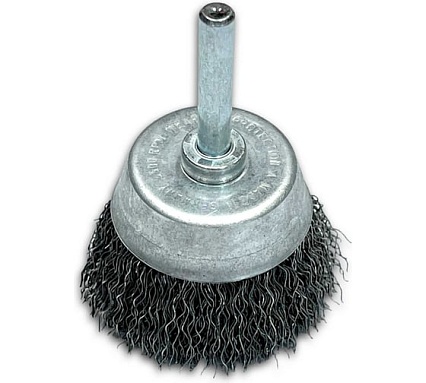 Щетка чашка гофрированная Lessmann Д50x0.35 мм, хвост-к 6 430123