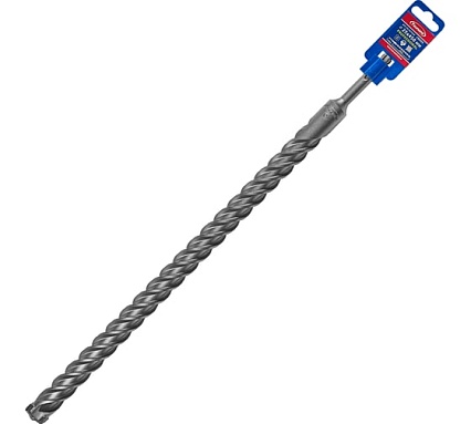 Бур по бетону Tsunami PROFESSIONAL Cross 25х450/400 мм, SDS-plus T10610300025450