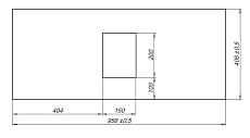 Столешница Allen Brau Priority 100 см graphite, 1.31011.G