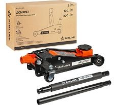 Поодкатной домкрат Airline 2т INDUSTRY двухпоршневой (MIN - 130 мм, MAX - 400 мм) AJ-2F-370