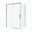 Душевой уголок BelBagno SOFT_CLOSE-1-AH-1-140/80-C-GM 140x80 прозрачный, оружейная сталь