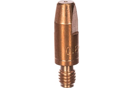 Наконечник токопроводящий (10 шт; Cu–Cr–Zr; М6х28; 0.8 мм) для горелок MIG/MAG Сварог 00000087425