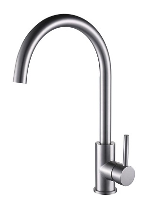 Смеситель для кухни Oliveeka OL-963002-BN никель матовый