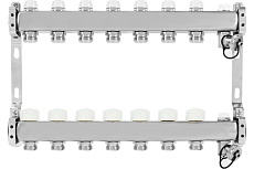 Коллекторная группа из нержавеющей стали ColSys 803 7 выходов, с отсечными, термостатическими и дренажными клапанами и воздухоотводчиками 180322507