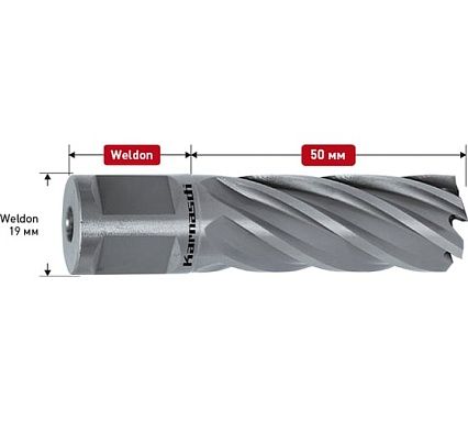 Сверло корончатое Karnasch 60x50 SILVER-LINE 20.1265-60