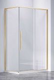 Душевой уголок Vincea Слим-Н (Slim-N) VSR-4SN8010CLG 100x80 брашированное золото, стекло прозрачное